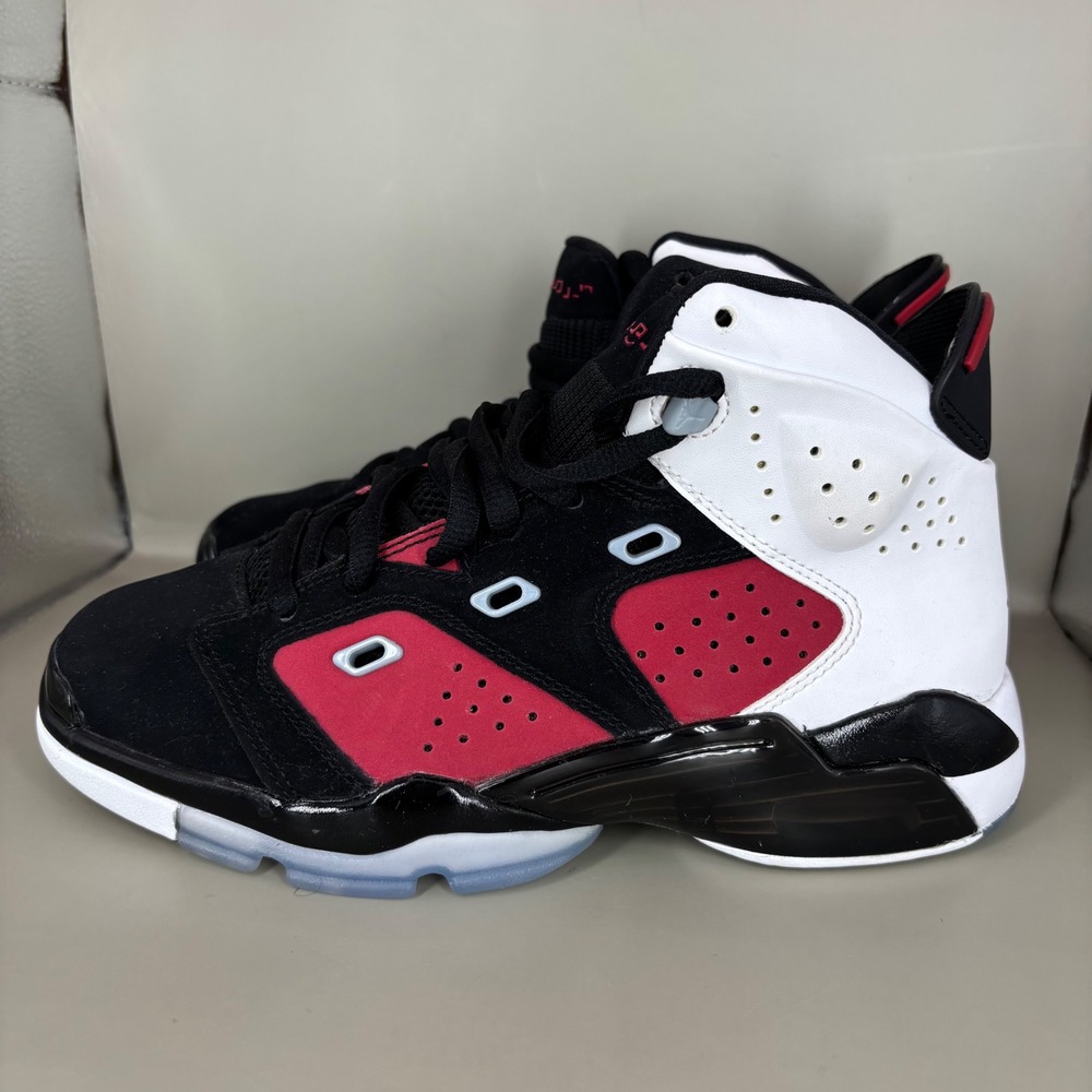 Jordan 6-17-23 Carmine Black White Red Shoes DM1159-006 Mens 5.5Y Womens 7 - Picture 3 of 7
